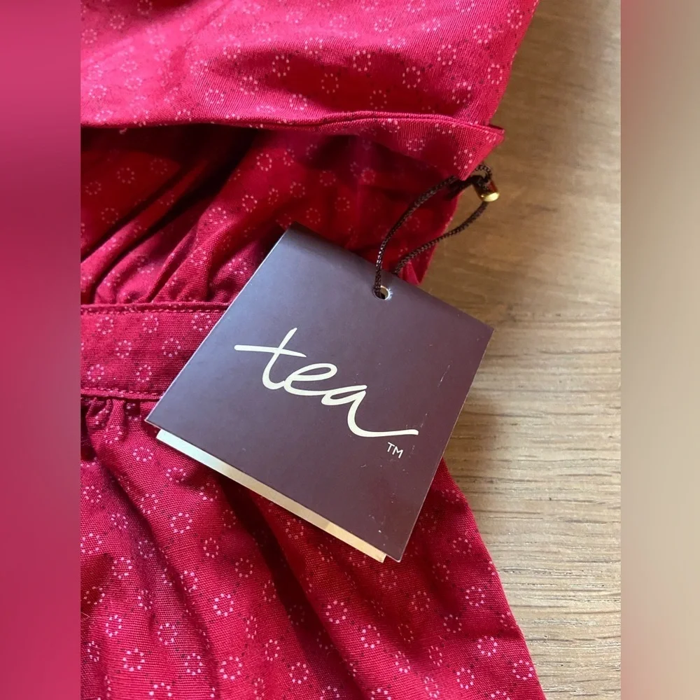 NWT Adorable Red Dress - Tea Collection